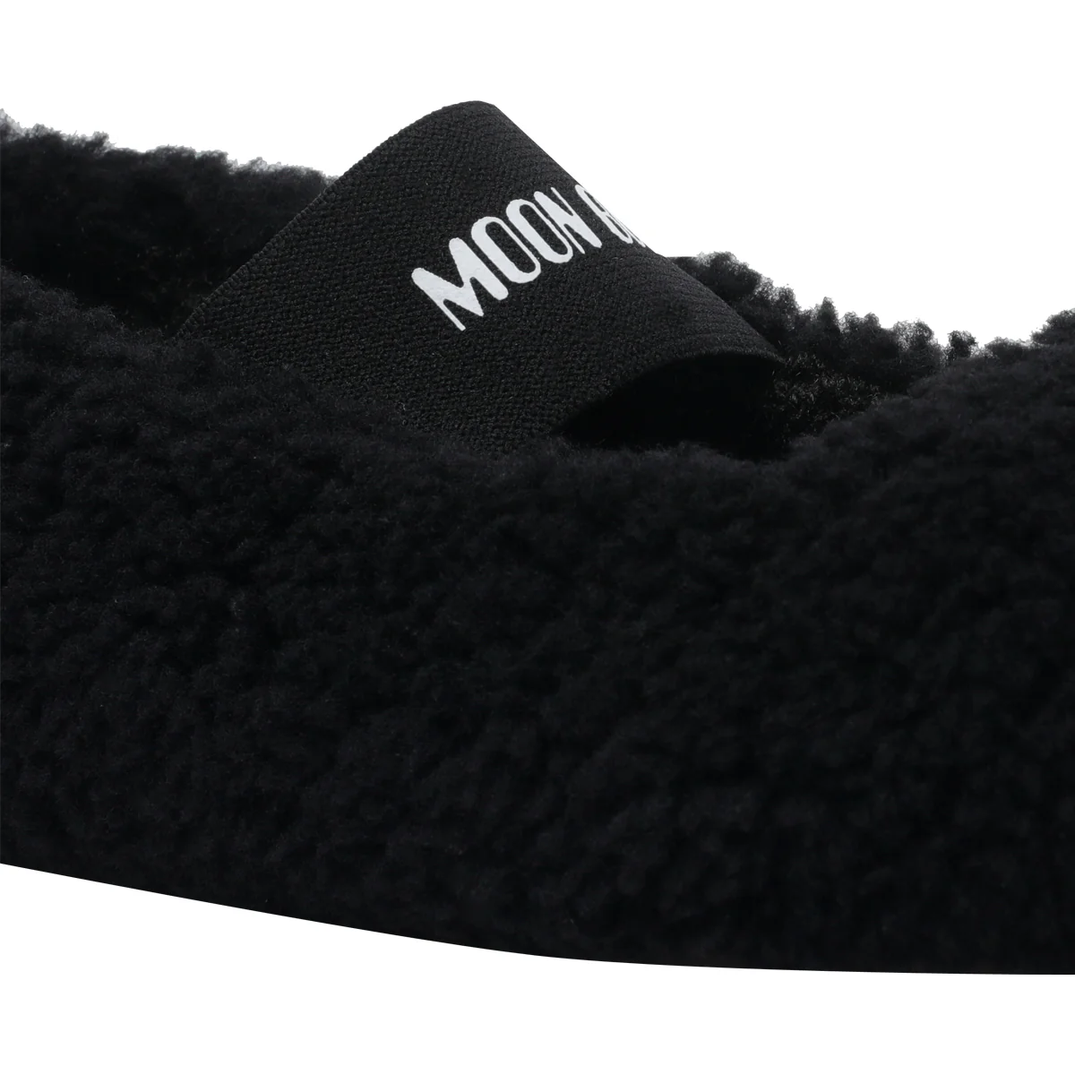 Sapatos planos Moon Boot Preto Shearling/sola de borracha