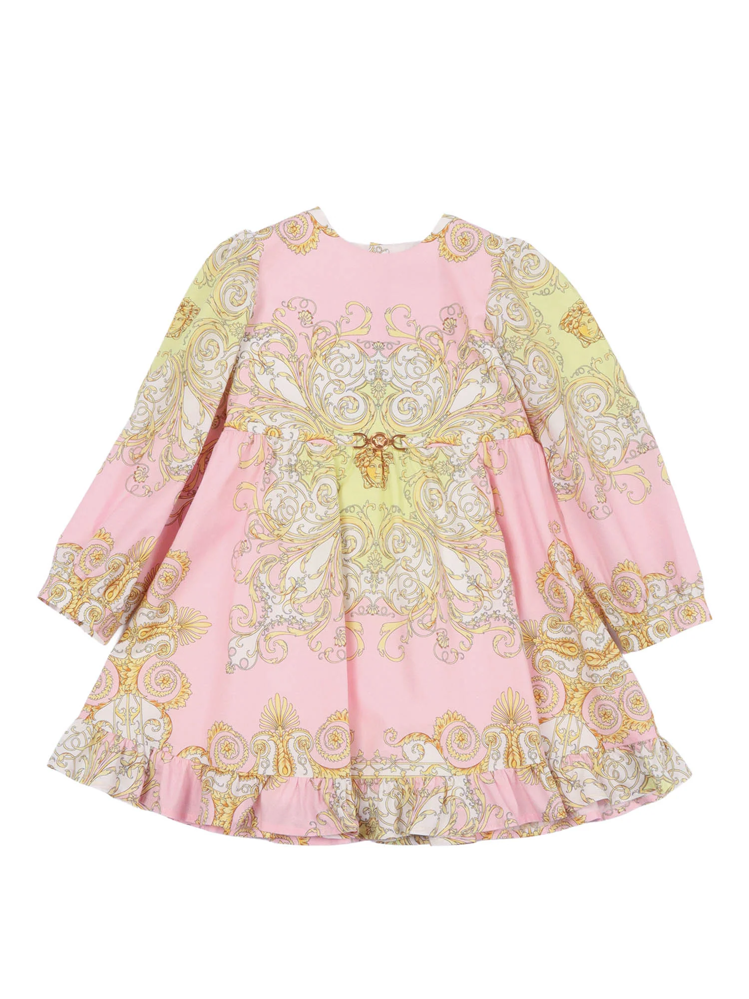 Vestido Versace Amarelo Algodão