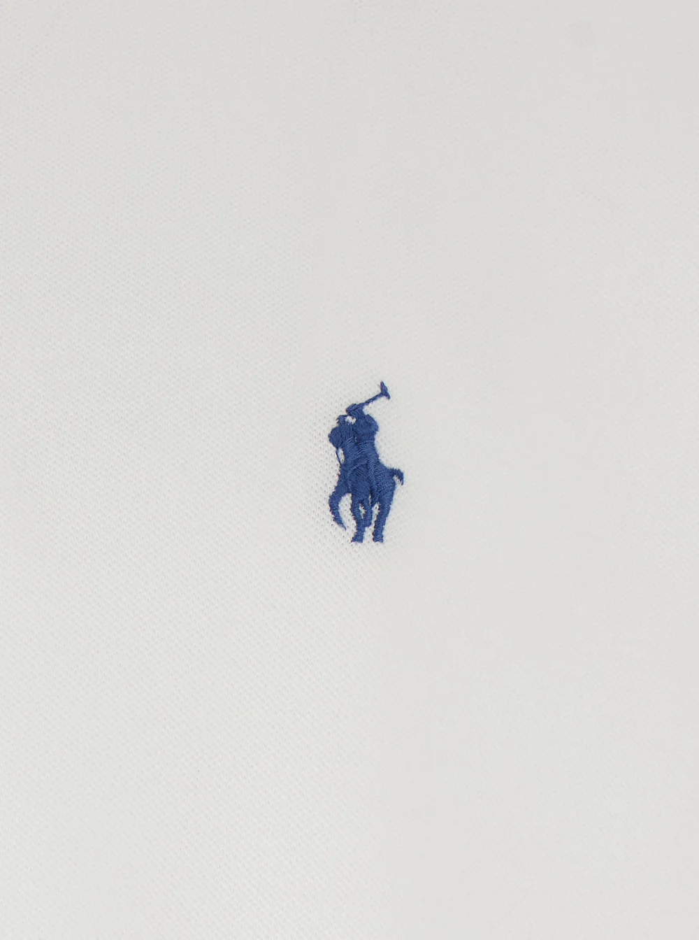 Camisa Polo Ralph Lauren Branca de Manga Comprida com Gola Botonê e Embroideria de Pônei na Frente em Algodão Piquet para Homens Camisa Polo Ralph Lauren Branca de Manga Comprida com Gola Botonê e Embroideria de Pônei na Frente em Algodão Piquet para Homens