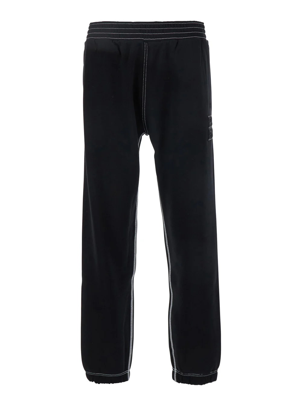 Calças Jogger Pretas Givenchy com Bordado 4G em Calças de Homem de Algodão