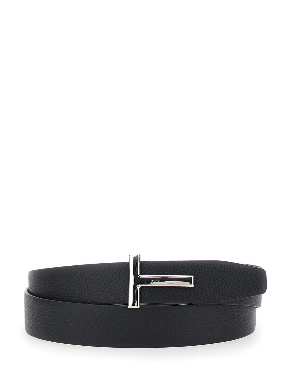 Cinto Marrom de Couro Macio com Grãos Tom Ford 3cm