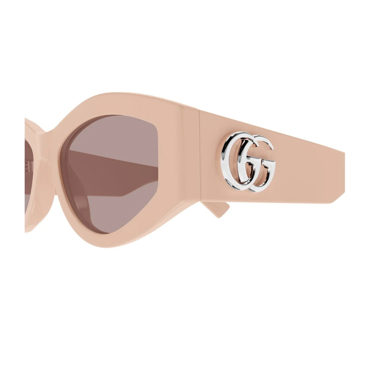 Óculos de Sol Gucci Gg1951s Linea Emblem Rosa Acetato Reciclado