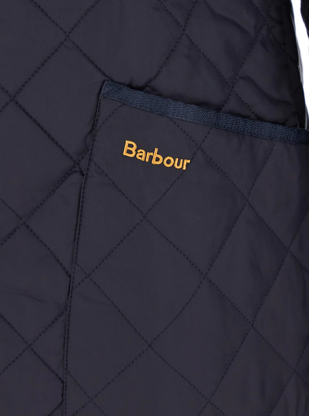 Jaqueta Barbour Heritage Liddesdale Com Gola Ribada Clássica e Letras de Logotipo na Frente Tecido Técnico Azul Homens Azul Poliamida