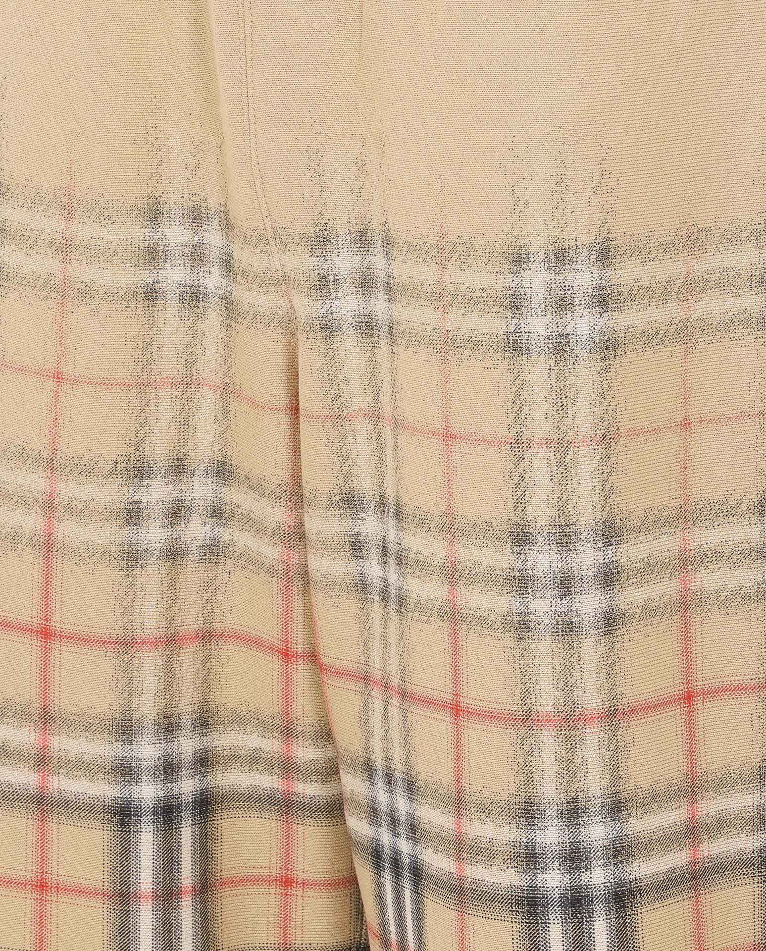 Calças Burberry Bege Algodão Calças Burberry Bege Algodão