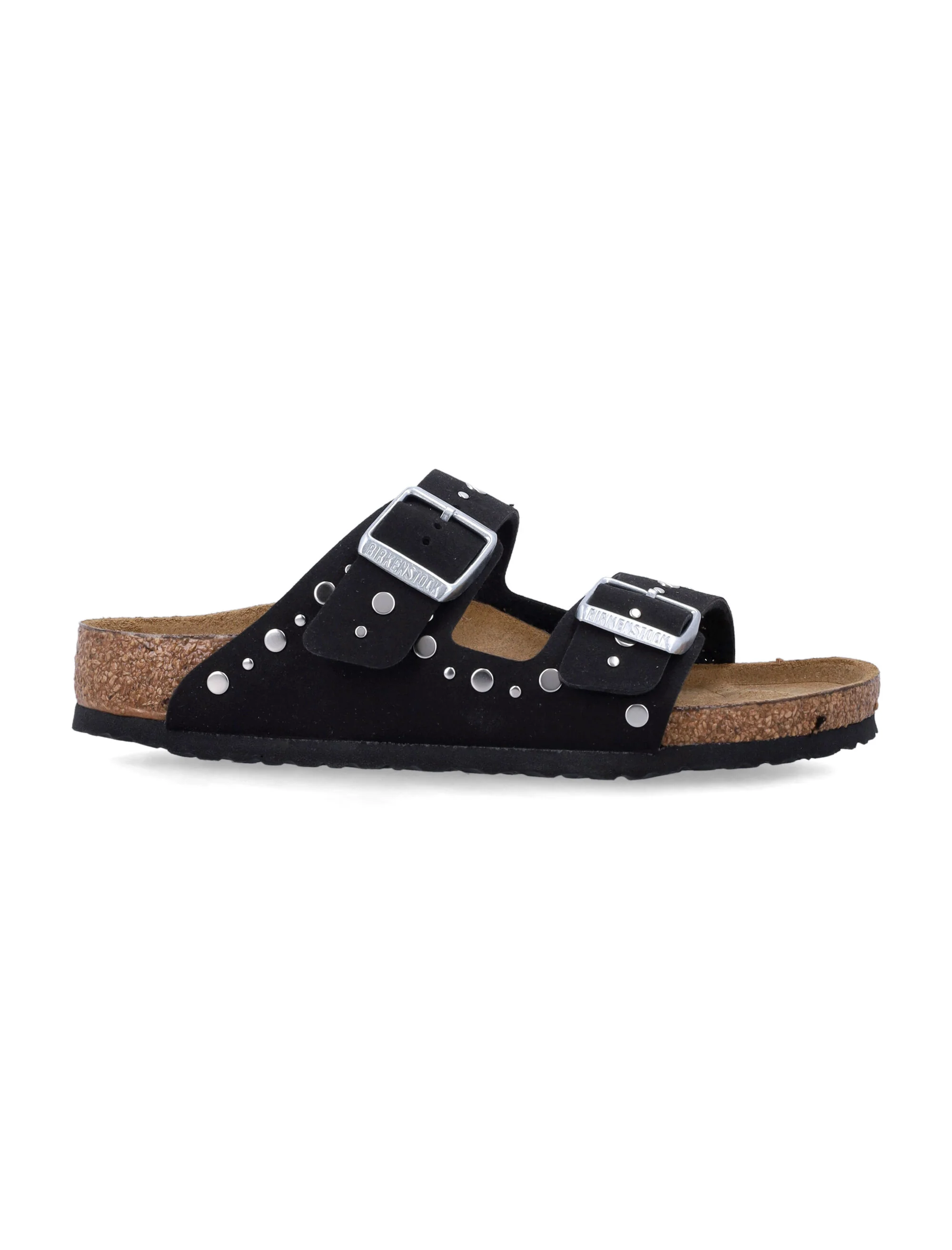 Birkenstock Arizona Rivet Sandálias para Meninas, Parte Superior Preto