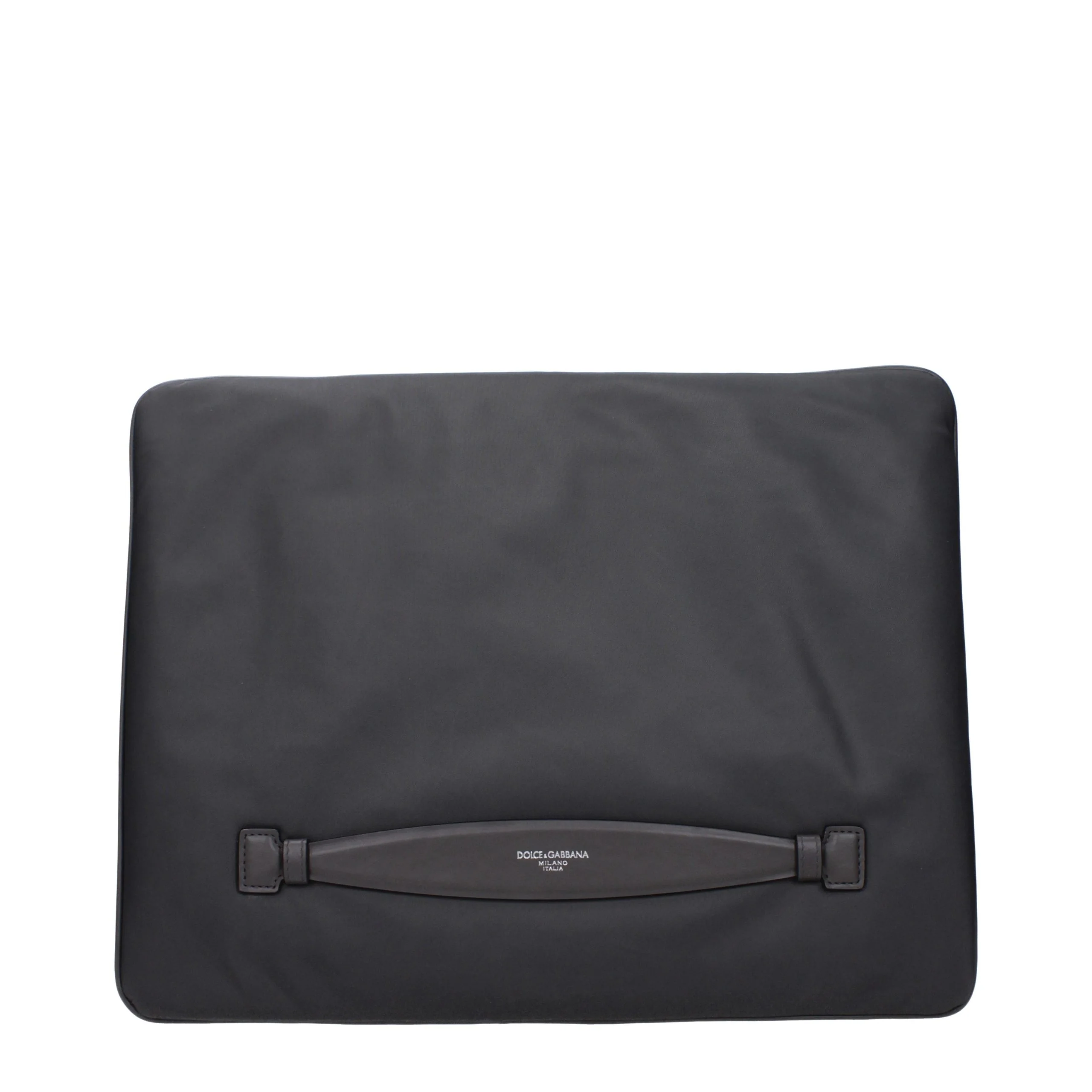 Bolsa de Punho em Tecido Cinza Dolce & Gabbana