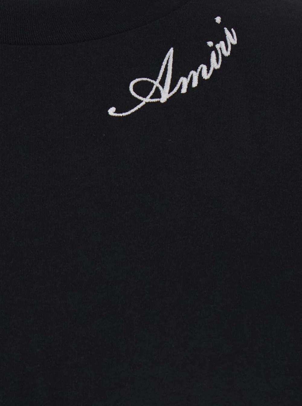 Camiseta Preta Amiri com Gola Redonda e Detalhe de Logotipo na Frente, de Algodão para Homens, Camisetas, Camisetas Polo Camiseta Preta Amiri com Gola Redonda e Detalhe de Logotipo na Frente, de Algodão para Homens, Camisetas, Camisetas Polo