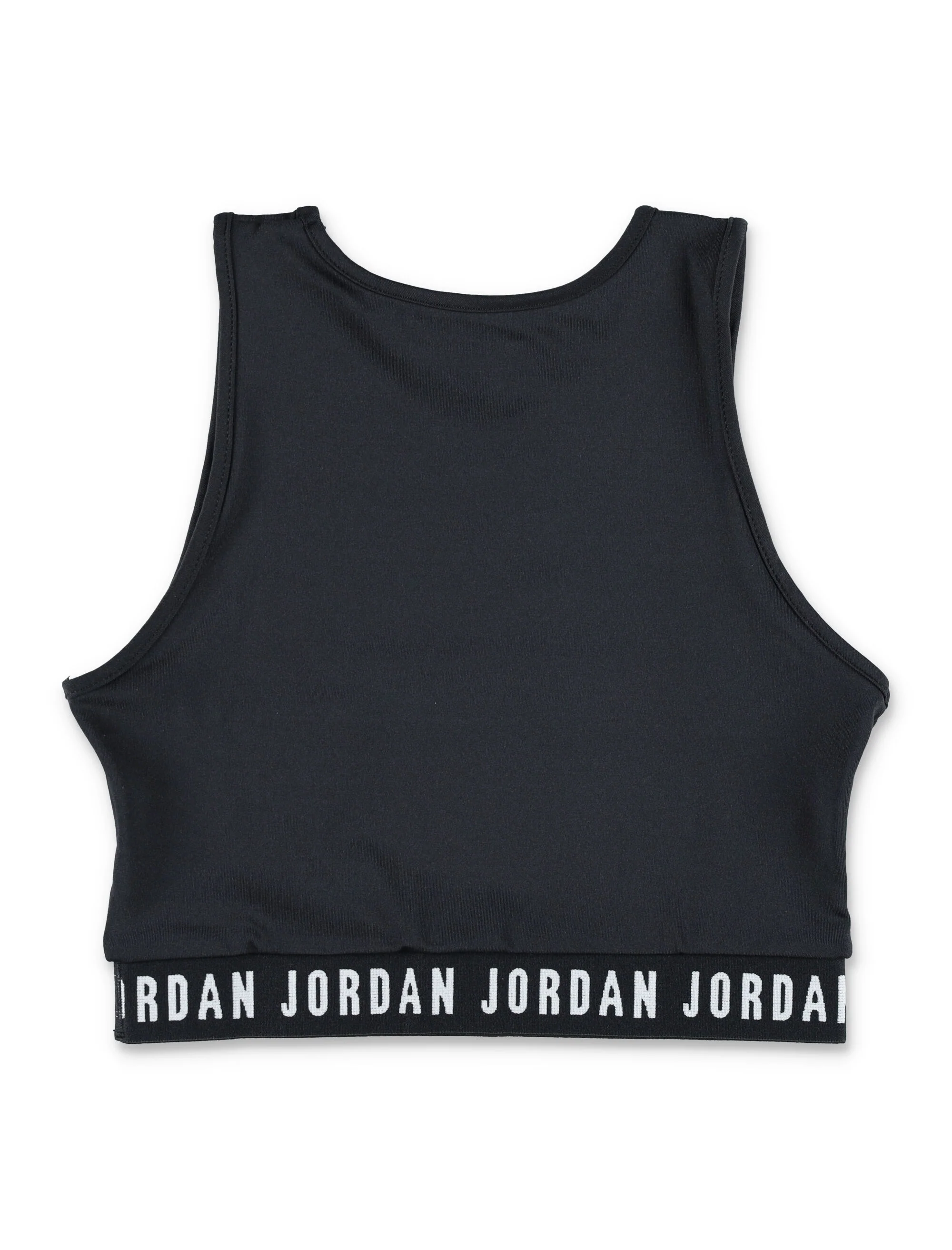 Nike Jordan Top com Logotipo para Meninas Preto Poliéster