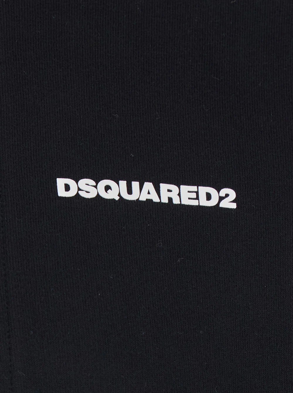 Sweatshirt Preto Dsquared2 com Gola Alta e Logotipo Letrado na Frente em Malha de Algodão Sweatshirt Preto Dsquared2 com Gola Alta e Logotipo Letrado na Frente em Malha de Algodão