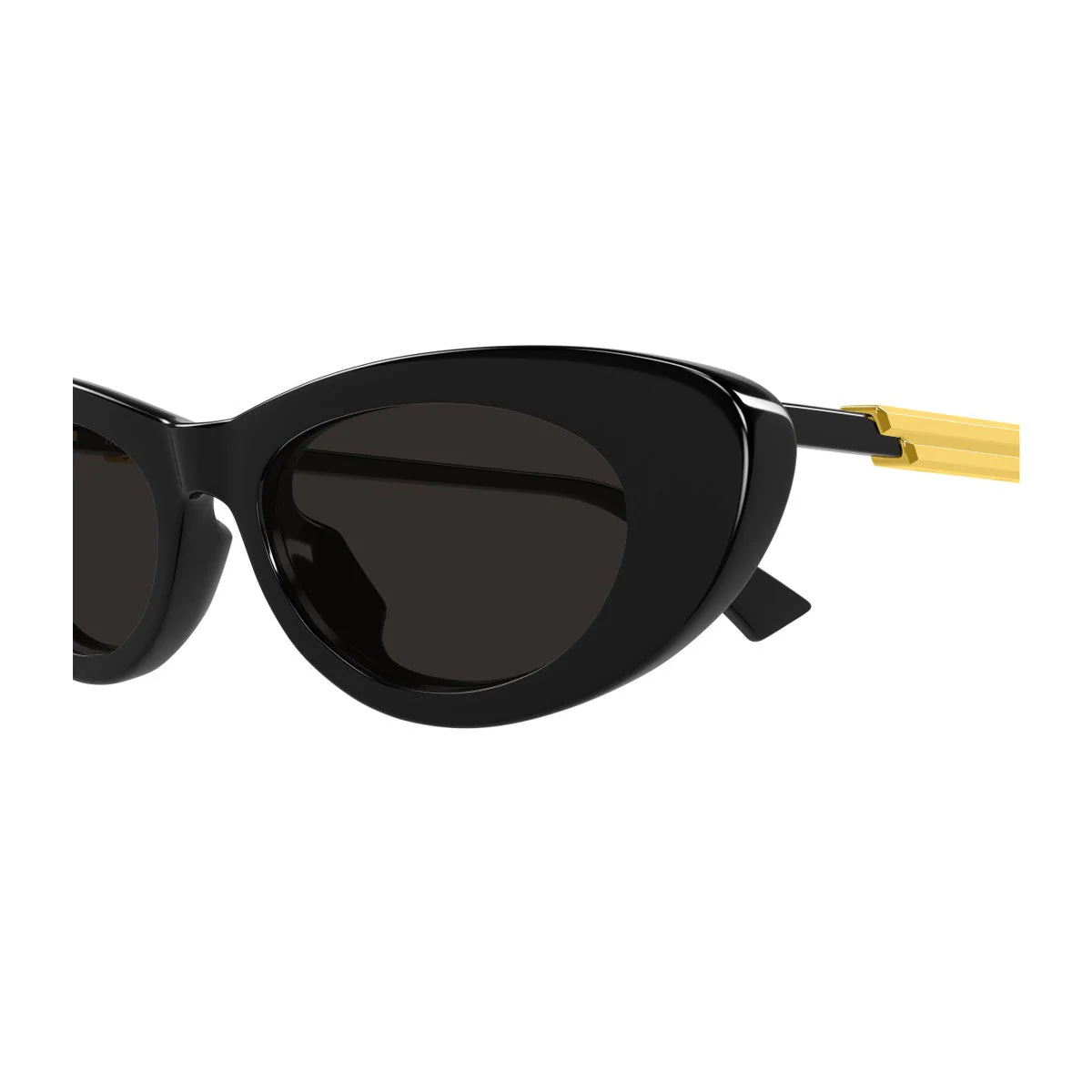 Óculos de Sol Bottega Veneta Bv1447s Linea Ribbon Preto Acetato Reciclado